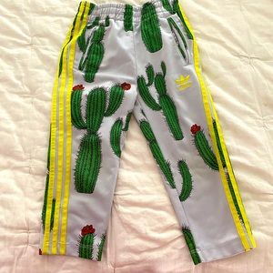 Adidas x mini rodini cactus track pants.